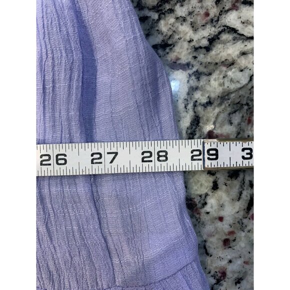 Just‎ Found Boho Dress Size 2XL Lavender Halh Sleeve Knee Length Lace Detail - Picture 7 of 8